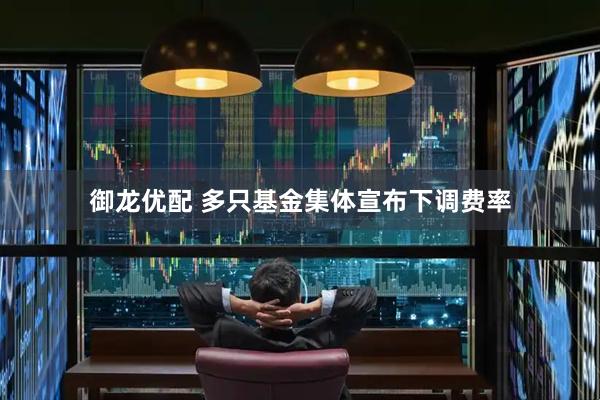 御龙优配 多只基金集体宣布下调费率